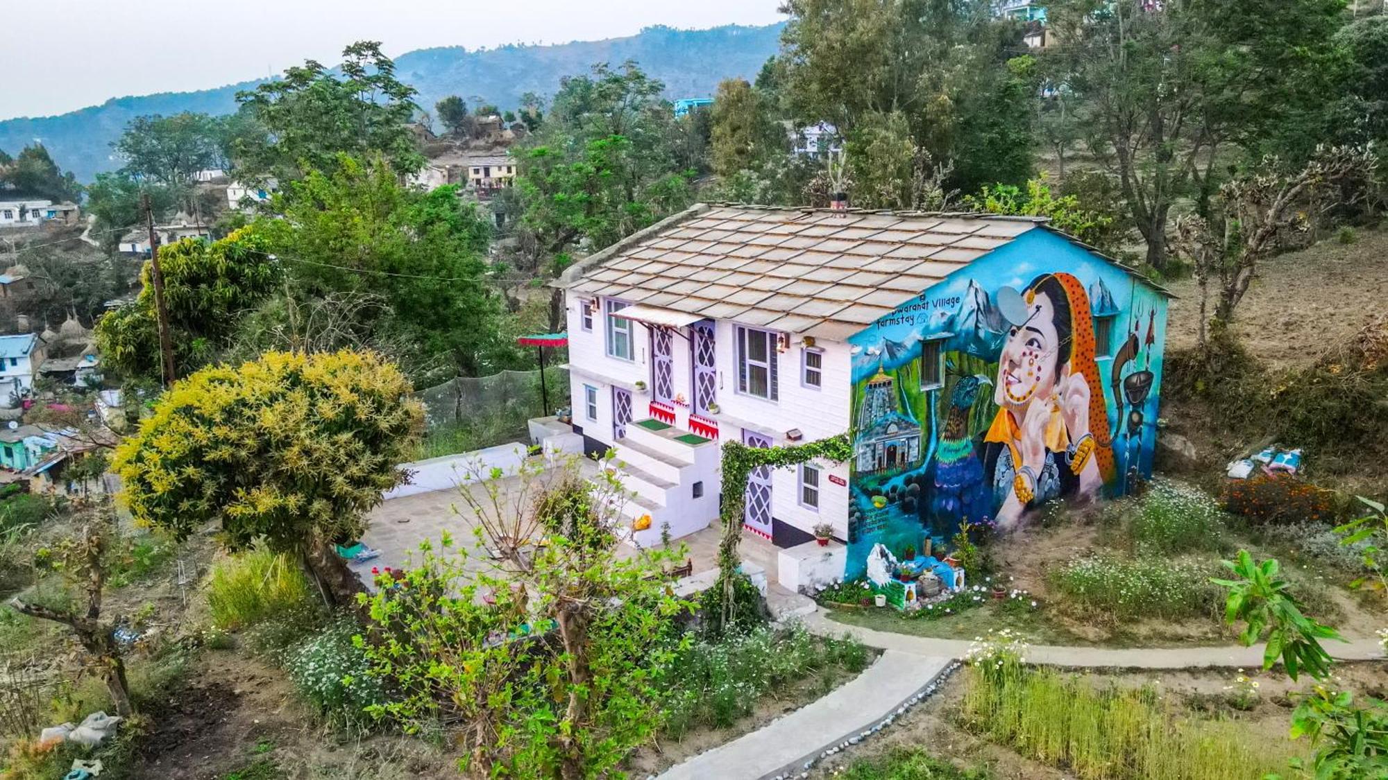 Dwarahat Village Farmstay- Babaji'S Cave Exteriér fotografie